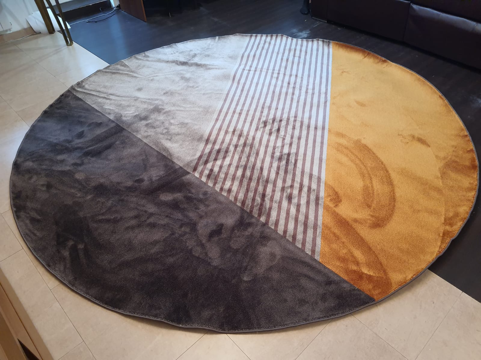 PROF Ковер в наличии из полиамида круглый диаметр 3 метра U0280S - Вид №18