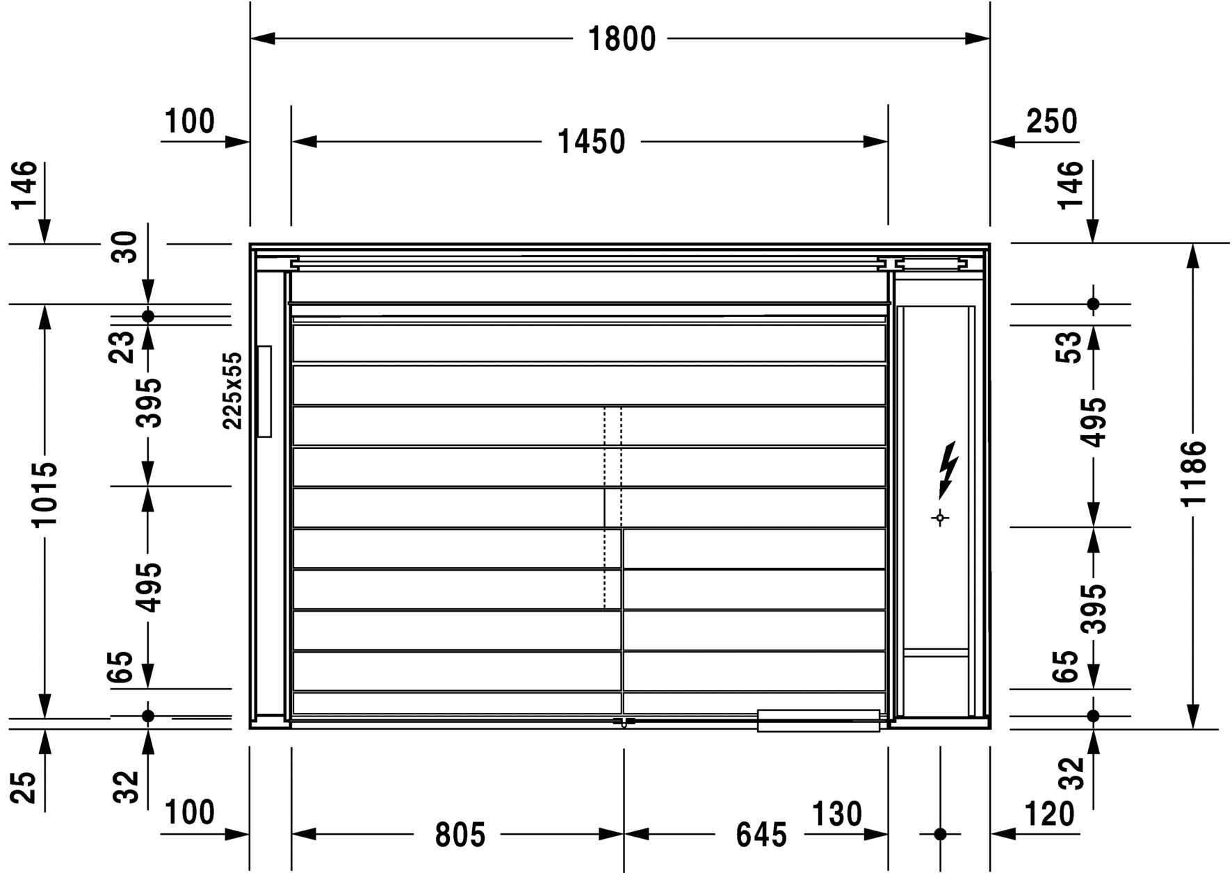 751013002011000 Сауна Inipi, отдельно стоящая Inipi #7510 1800 x 1186 x 2220 мм
Исполнение: американский орех (нат.шпон) Белый глянцевый декор Duravit  - Вид №1