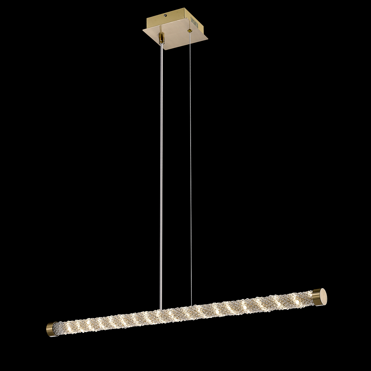 Светильник подвесной 120х80 см латунь Delight Collection PL98040 brass DELIGHT COLLECTION ДИЗАЙНЕРСКИЕ 00-3883158 Золото;прозрачный  - Вид №3