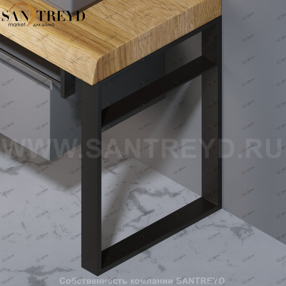 C900VX.105 Ножка C900 FLY черная металлическая AeT ITALIA