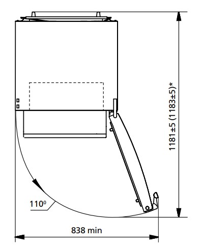 9031712 Холодильник без морозильника   ATLANT Х-1601-100 белый STDN-0018149 - Вид №14