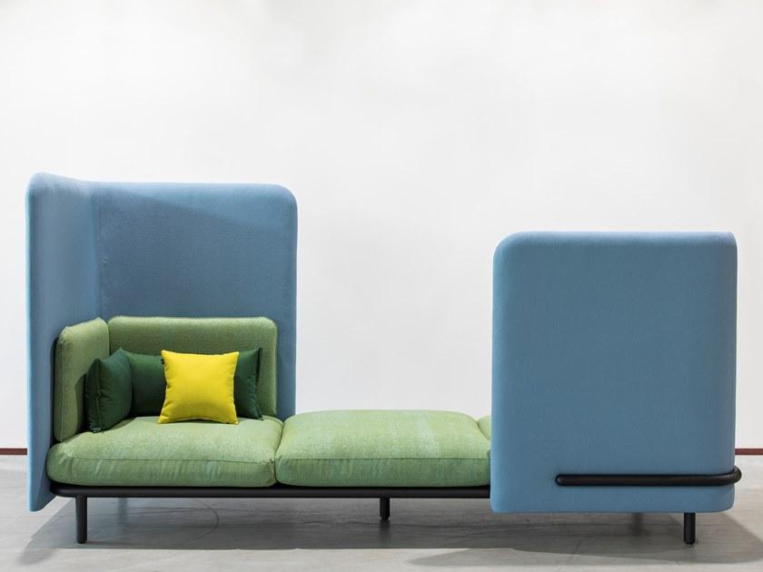 BuzziSpace Диван / офисный остров из ткани Buzzispark sun-id-1486490 - Вид №1