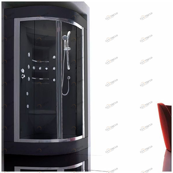 Душевая кабина Gruppo treesse Acquazzurra 100 STB-B7517D-C белая с баней и гидромассажем угловая правая STBB7517DC