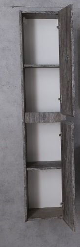 Шкаф подвесной, с двумя распашными дверцами с доводчиками BelBagno KRAFT-1600-2A-SC-PP-L  - Вид №2