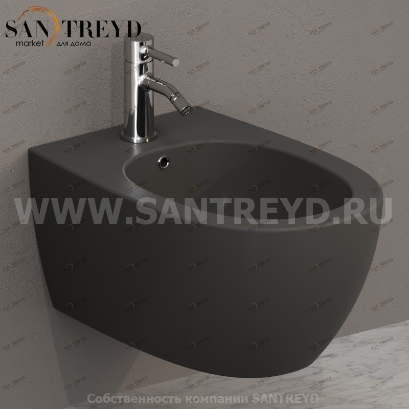 MDS09SK Биде подвесное 4ALL Ceramica Globo