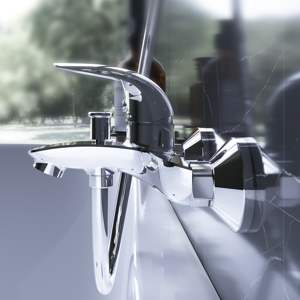 311000000 смеситель для ванны/душа Damixa Palace Bit  - Вид №6