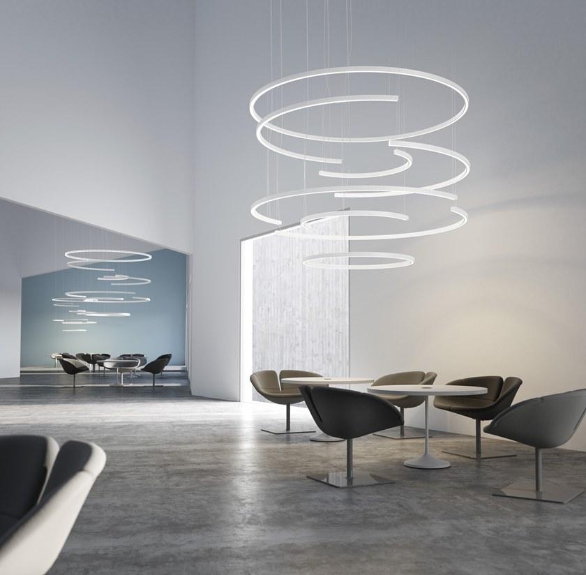 PANZERI Светодиодная подвесная лампа из экструдированного алюминия Brooklyn sun-id-1384735 - Вид №3