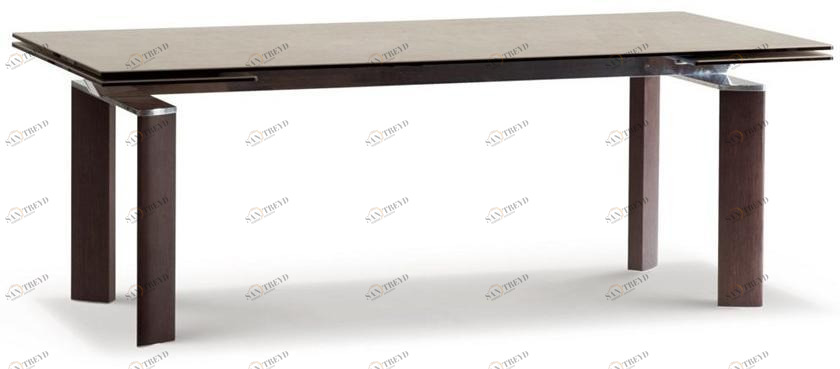 Roche Bobois Прямоугольный деревянный обеденный стол Les contemporains sun-id-1413169