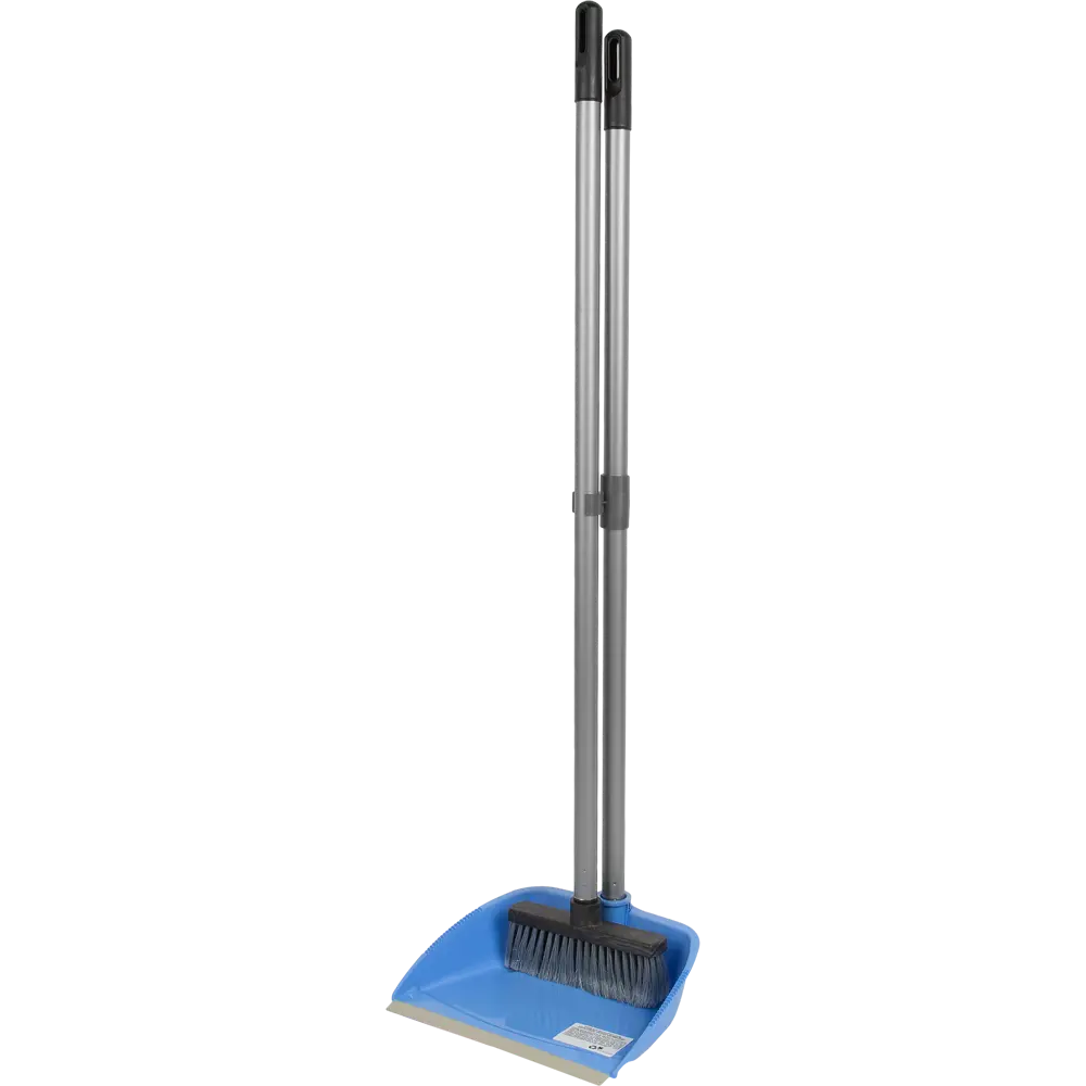 Набор Совок и щетка с ручкой 80 см цвет васильковый Inloran STLM-2147021