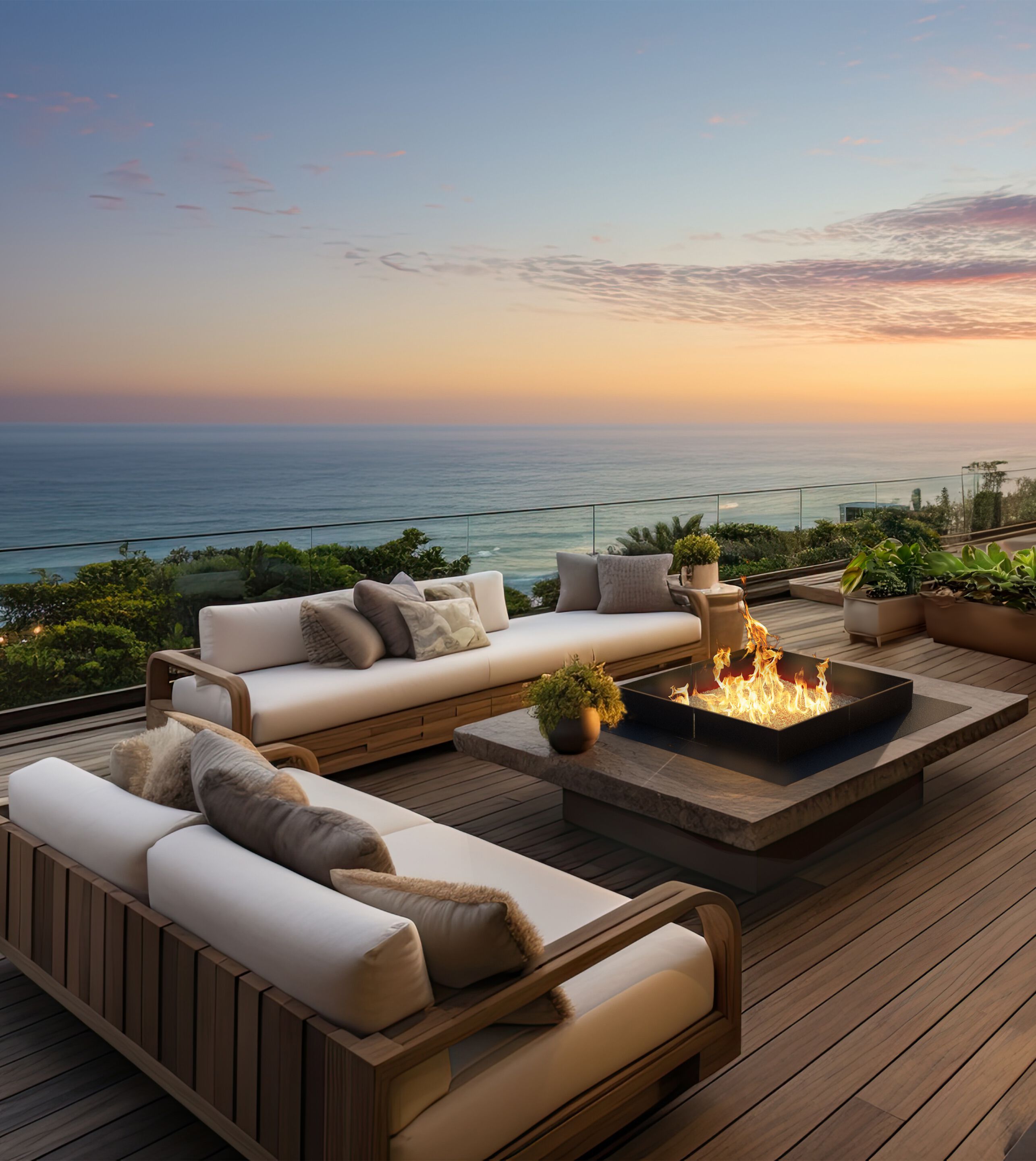 Открытый газовый камин с Wi-Fi Planika Mico ARCH-00077135 - Вид №1