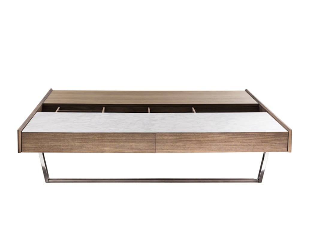 Прямоугольный журнальный столик с отсеком для хранения HC28 maison PLAN ARCH-00140239 - Вид №1