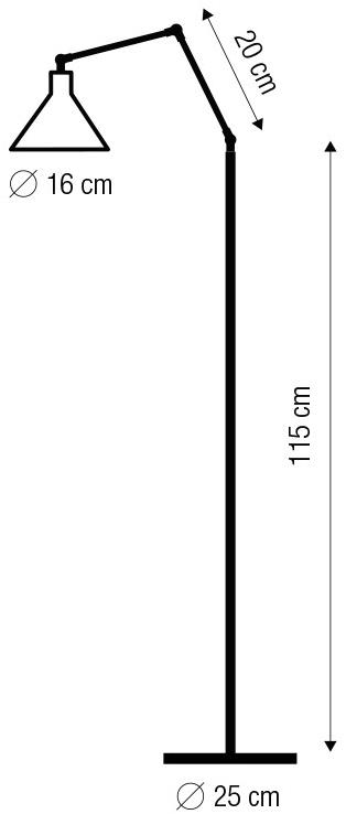 luxcambra Регулируемый торшер Capuchina Capuchina_4038 - Вид №5