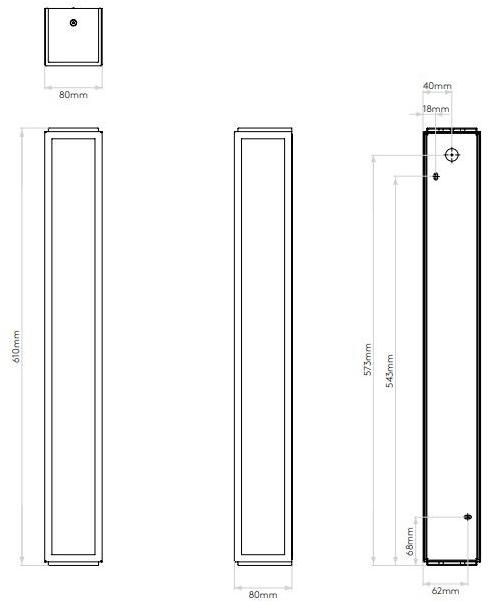 Astro Lighting Светодиодный настенный светильник из стали и стекла для ванной Mashiko sun-id-1381893 - Вид №7