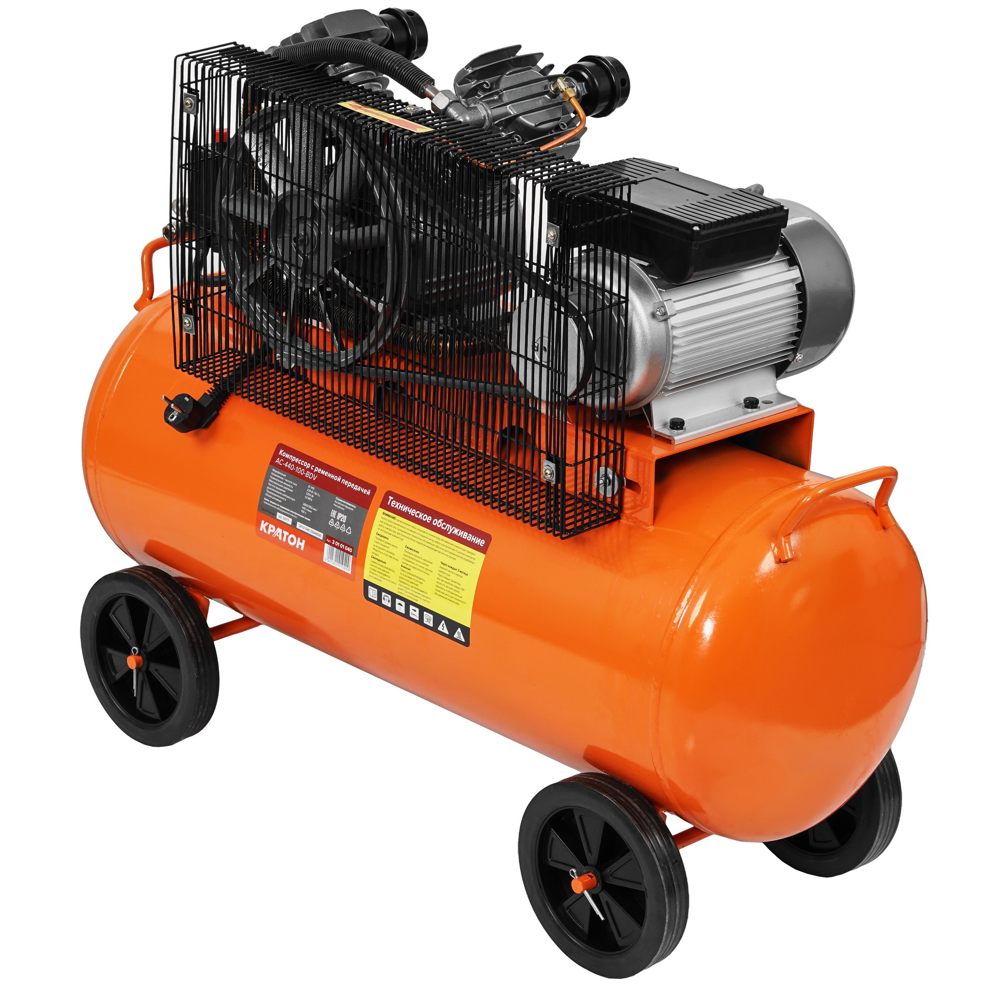 Компрессор поршневой масляный Кратон AC-440-100-BDV 9024850 STDN-0101575 - Вид №1
