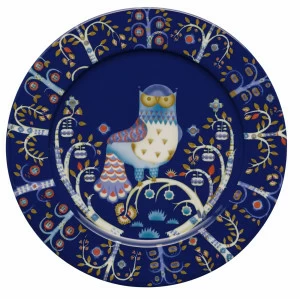 Блюдце "Taika" синяя IITTALA СОВРЕМЕННЫЙ 081719 Разноцветный