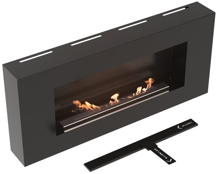 Kratki Настенный камин из стали на биоэтаноле sun-id-1515153 - Вид №3