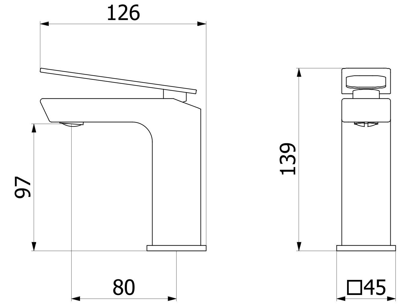 Смеситель для раковины IB K3 ARCH-00078841 - Вид №7