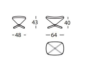 Тканевая спицевая подставка для ног SANCAL ARCH-00125232 - Вид №17