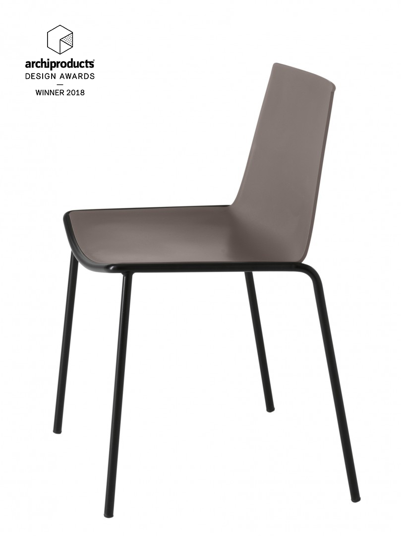 Cuba 620 Стул со стальным каркасом, 4 ножки. Полипропиленовая оболочка. Et al. Cuba - Вид №1