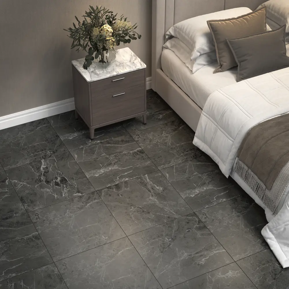 Керамогранит Kerama Marazzi Лоди: черный матовый с ректификацией 89340440 STLM-0949053 - Вид №3