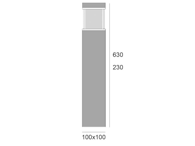 Светодиодный светильник из нержавеющей стали BEL-LIGHTING Strida ARCH-00034862 - Вид №2