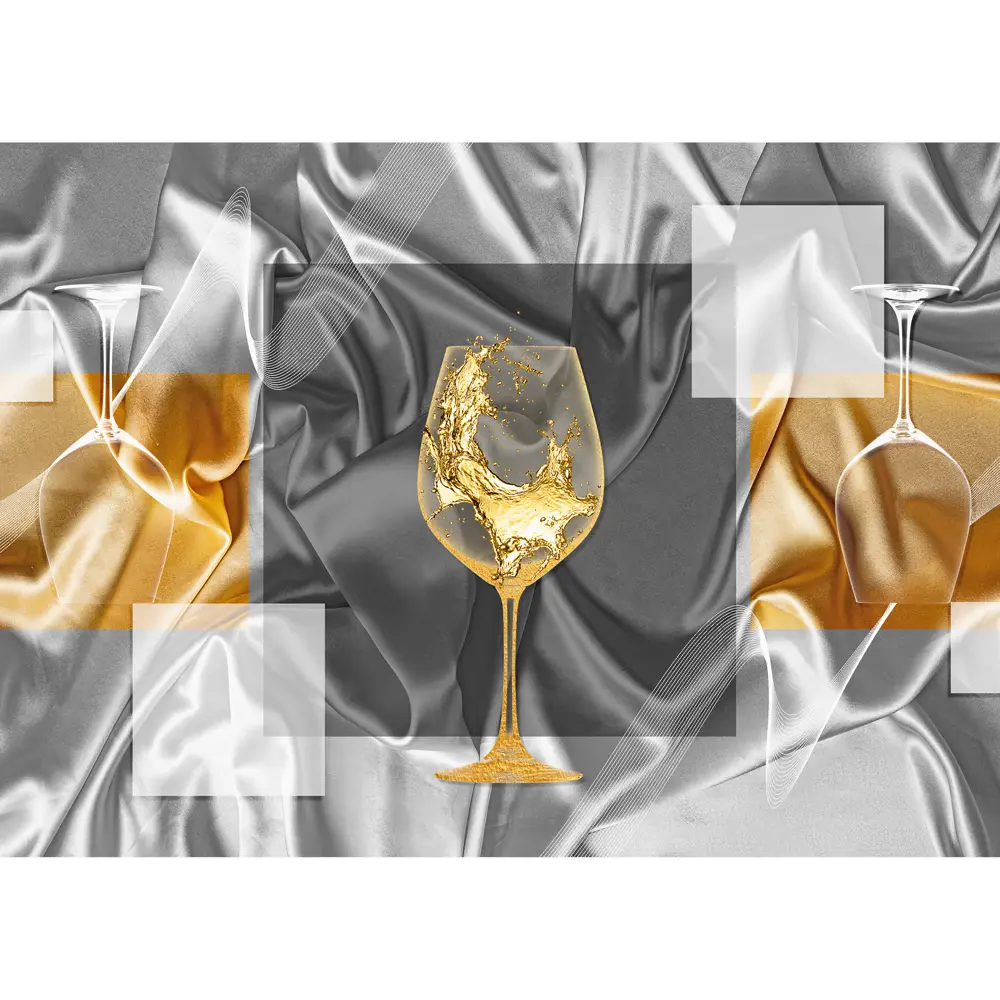 Картина на холсте Постер-лайн Бокалы 50x70 см STLM-2098965