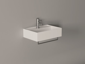 Керамическая прямоугольная подвесная раковина