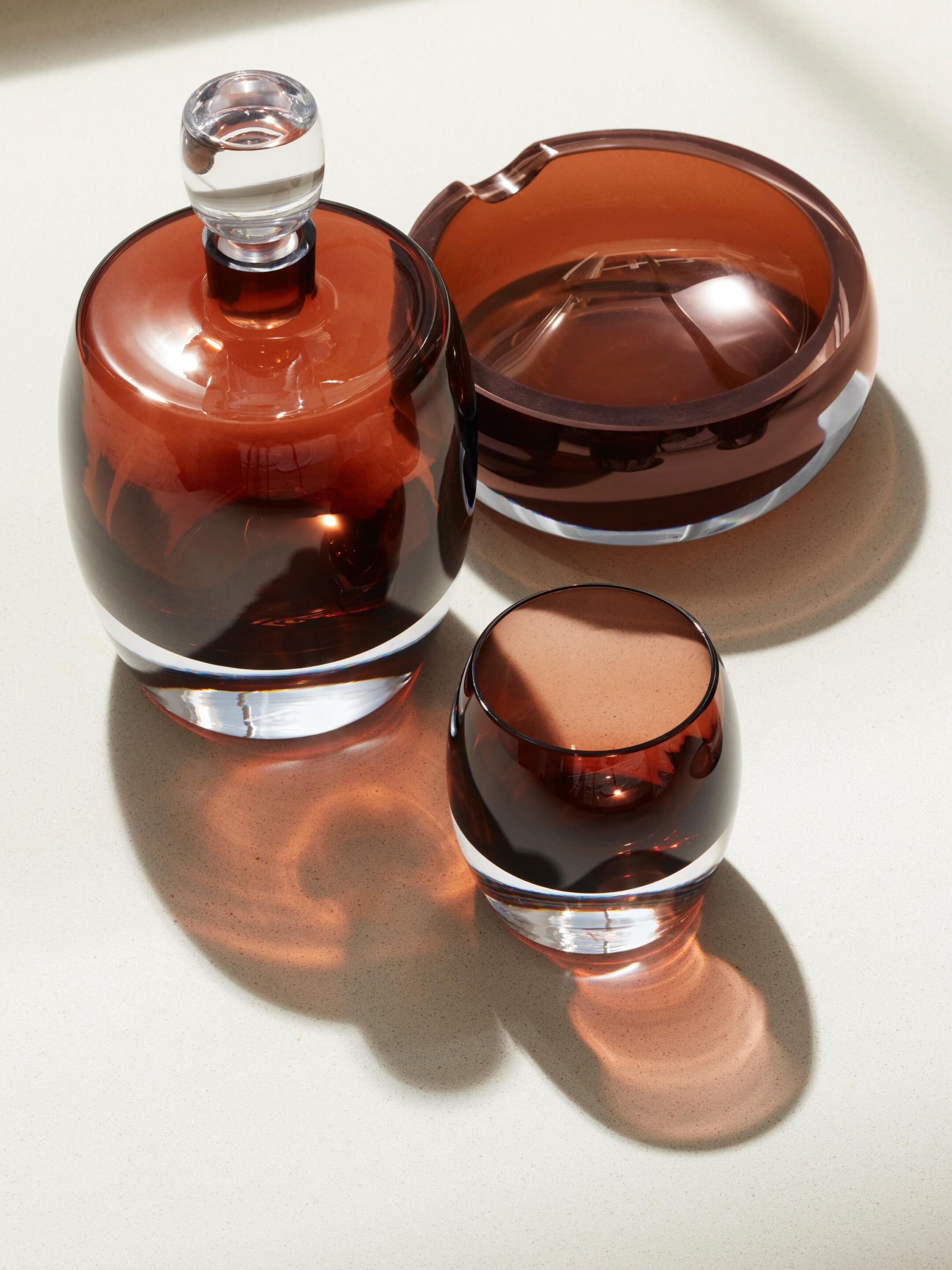 Пепельница из дутого стекла-Ø17cm LSA Whisky Club ARCH-00066881 - Вид №2