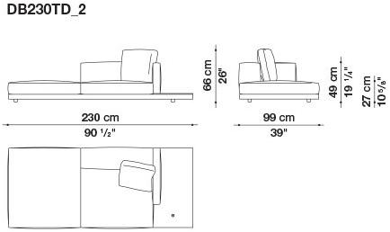 B&B Italia Кожаный диван Dock sun-id-1441060 - Вид №56