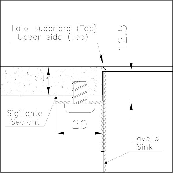 4156858 Раковина Phantom Edge Copper Vintage Copper - 4156858 Fosterspa  - Вид №2