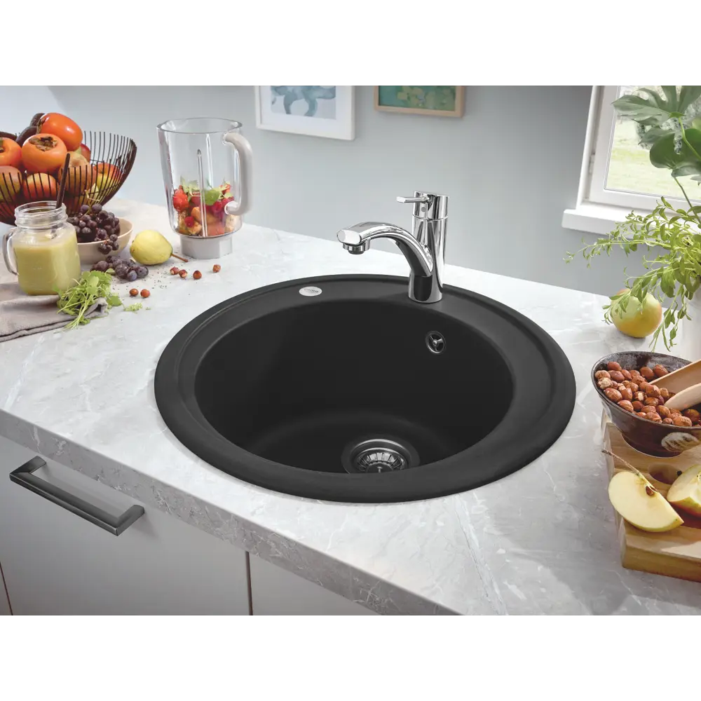 Смеситель для мойки GROHE Swift New с низким изливом, латунь, цвет серебристый 82041415 STLM-2061147 - Вид №6