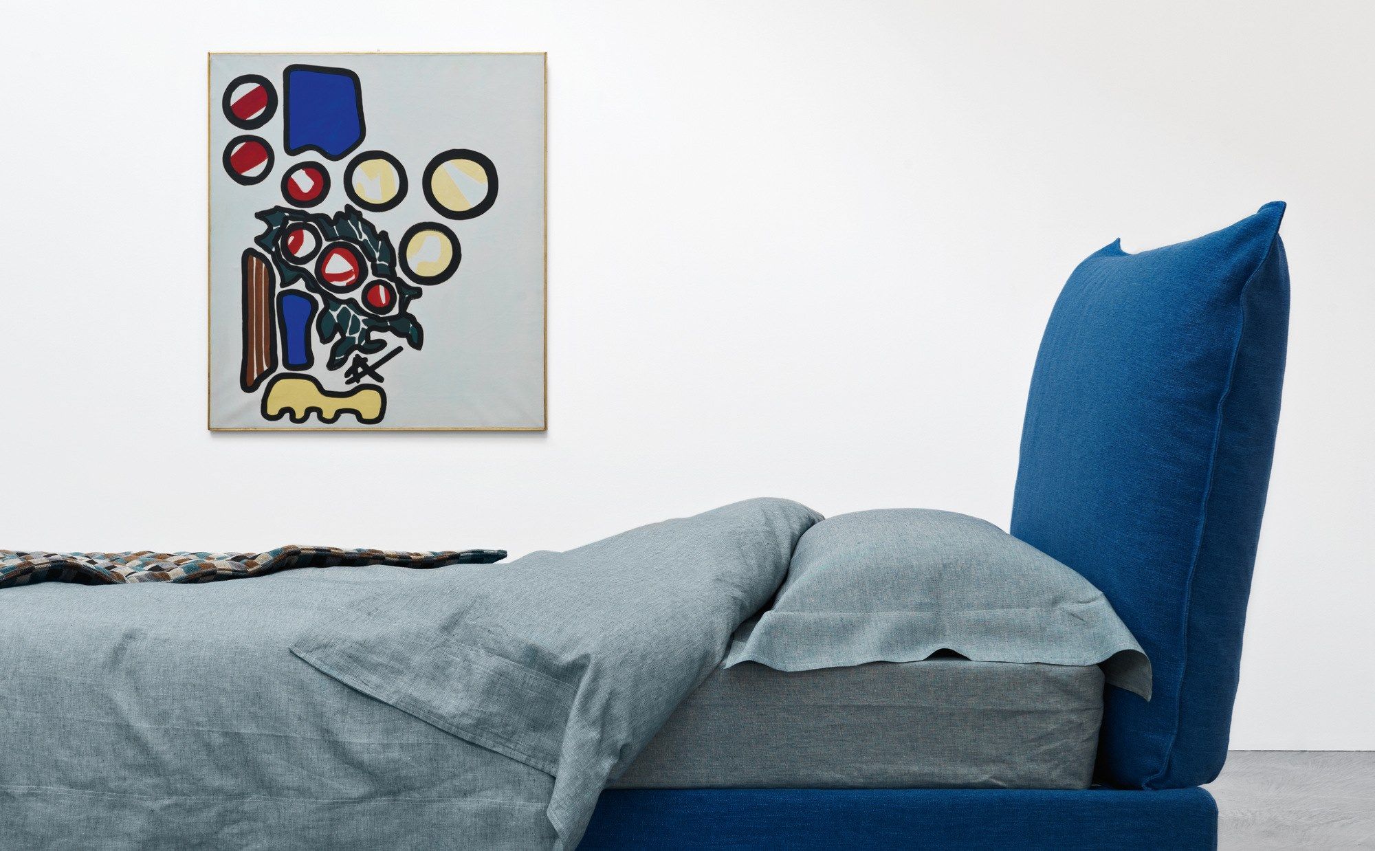 Односпальная съемная мягкая кровать Casamania & Horm Milos ARCH-00034134 - Вид №4