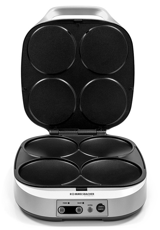 9079177 Блинница настольная Rommelsbacher PC 1800 серебристый STDN-0094104 - Вид №1