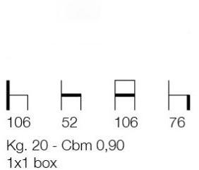 Blifase Скамья из ткани со спинкой Lara sun-id-1399662 - Вид №2