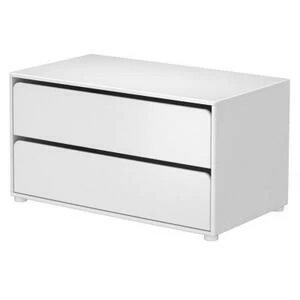 Комод Flexa с 2 ящиками, белый