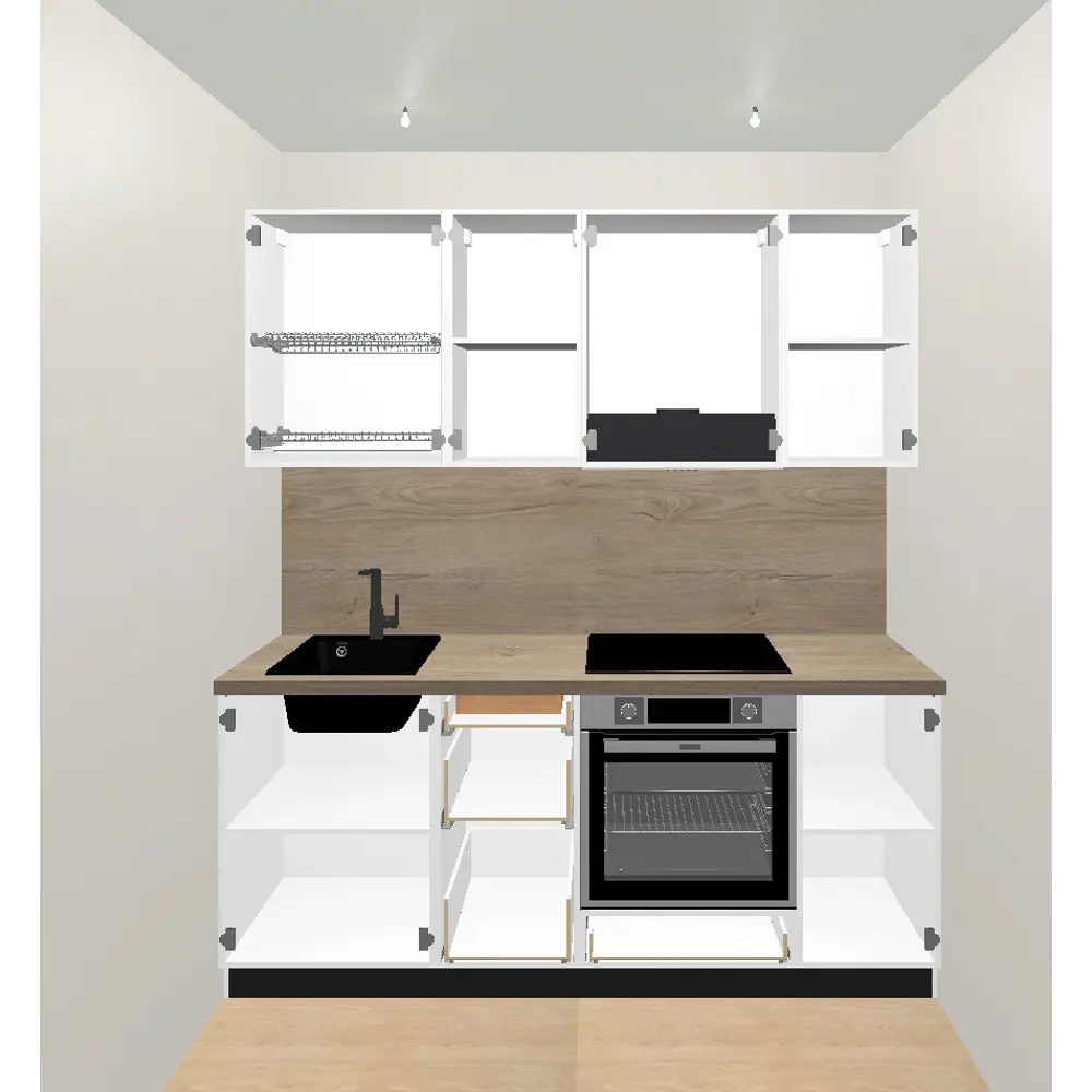 Кухонный гарнитур 200x60 см София цвет зеленый 89442882 STLM-2007453 KONSENSA - Вид №2