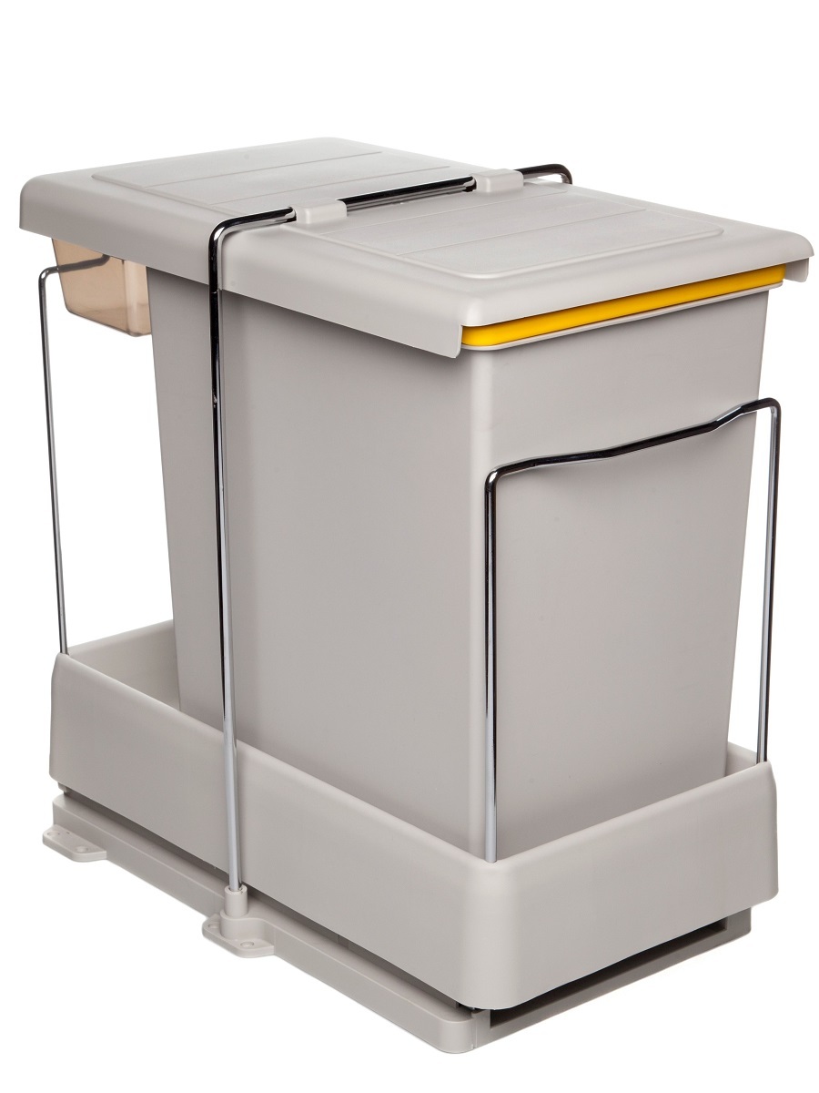 Контейнер для мусора на дверцу Gamma 400/21 Light Grey NAVAKO 10013 - Вид №1