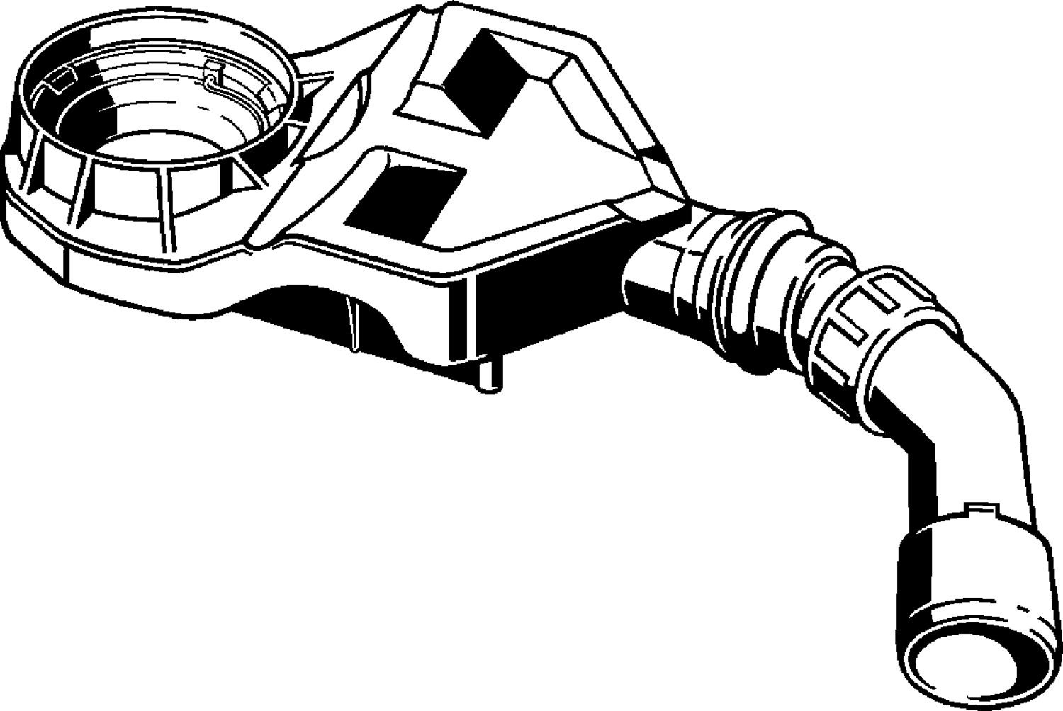 Канализационная арматура  Душевые лотки Advantix  Угловые трапы Advantix  Принадлежности для угловых трапов Advantix VIEGA 690 397 Модель 4980.65 Santreyd  - Вид №1