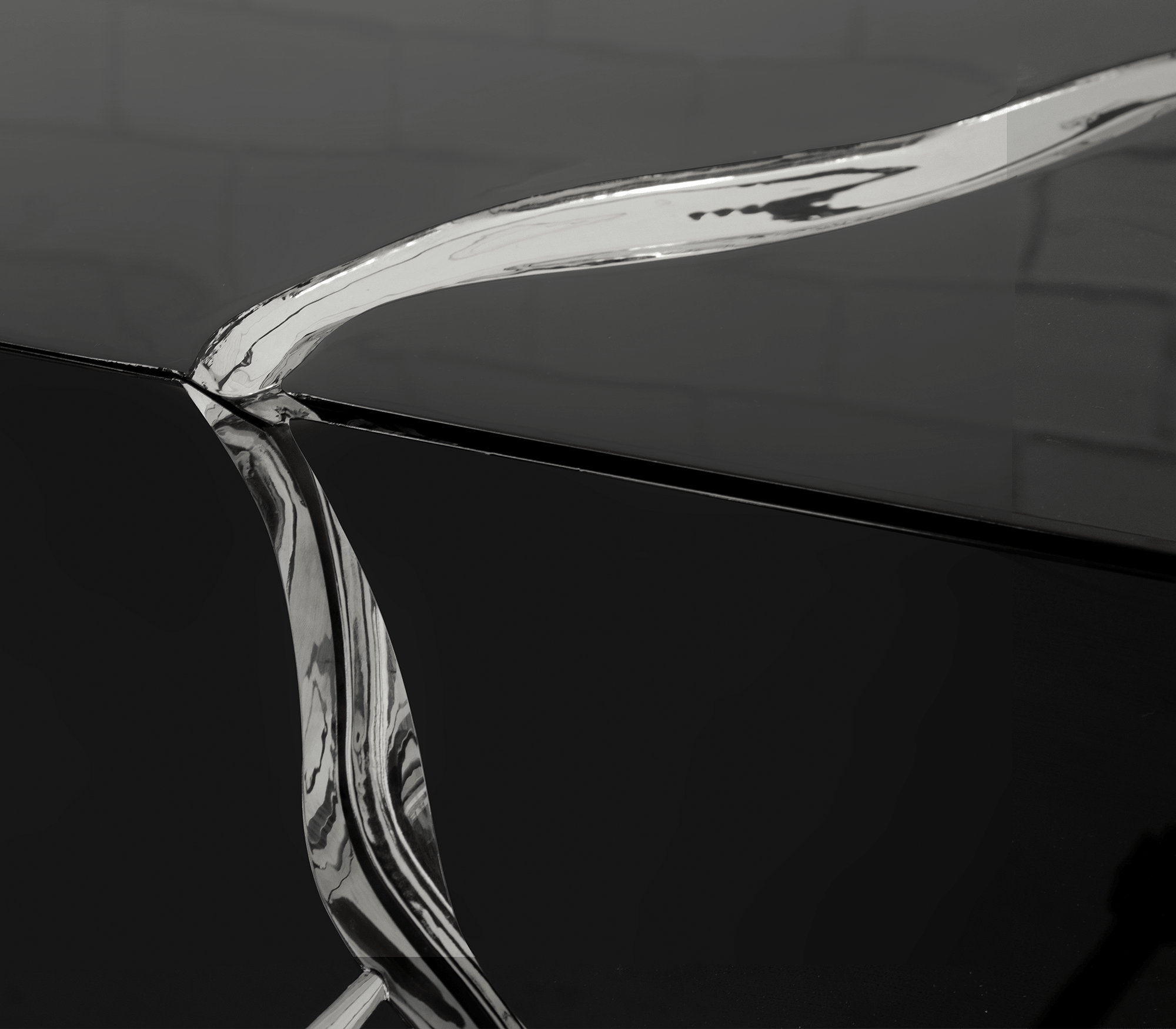 0-059 Буфет Lapiaz черный серебристый Boca Do Lobo  - Вид №3