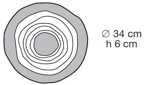 Fos Ceramiche Центральное украшение из фарфора Erosum Pl-09 - Вид №4