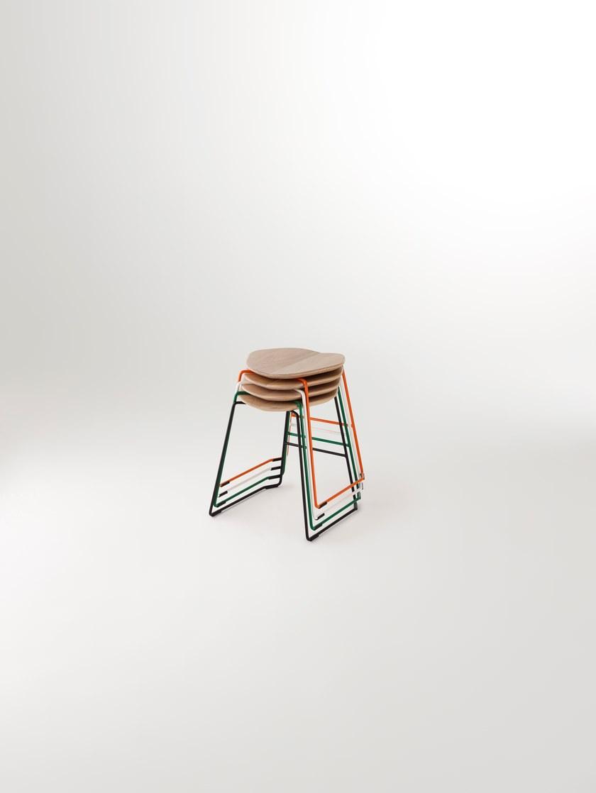 Ross Gardam Низкая саночная табуретка с подставкой для ног Duet sun-id-1423794 - Вид №3