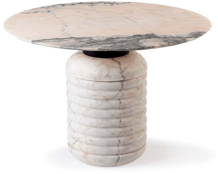 Mambo Unlimited Ideas Круглый мраморный стол Jean sun-id-1396454 - Вид №1