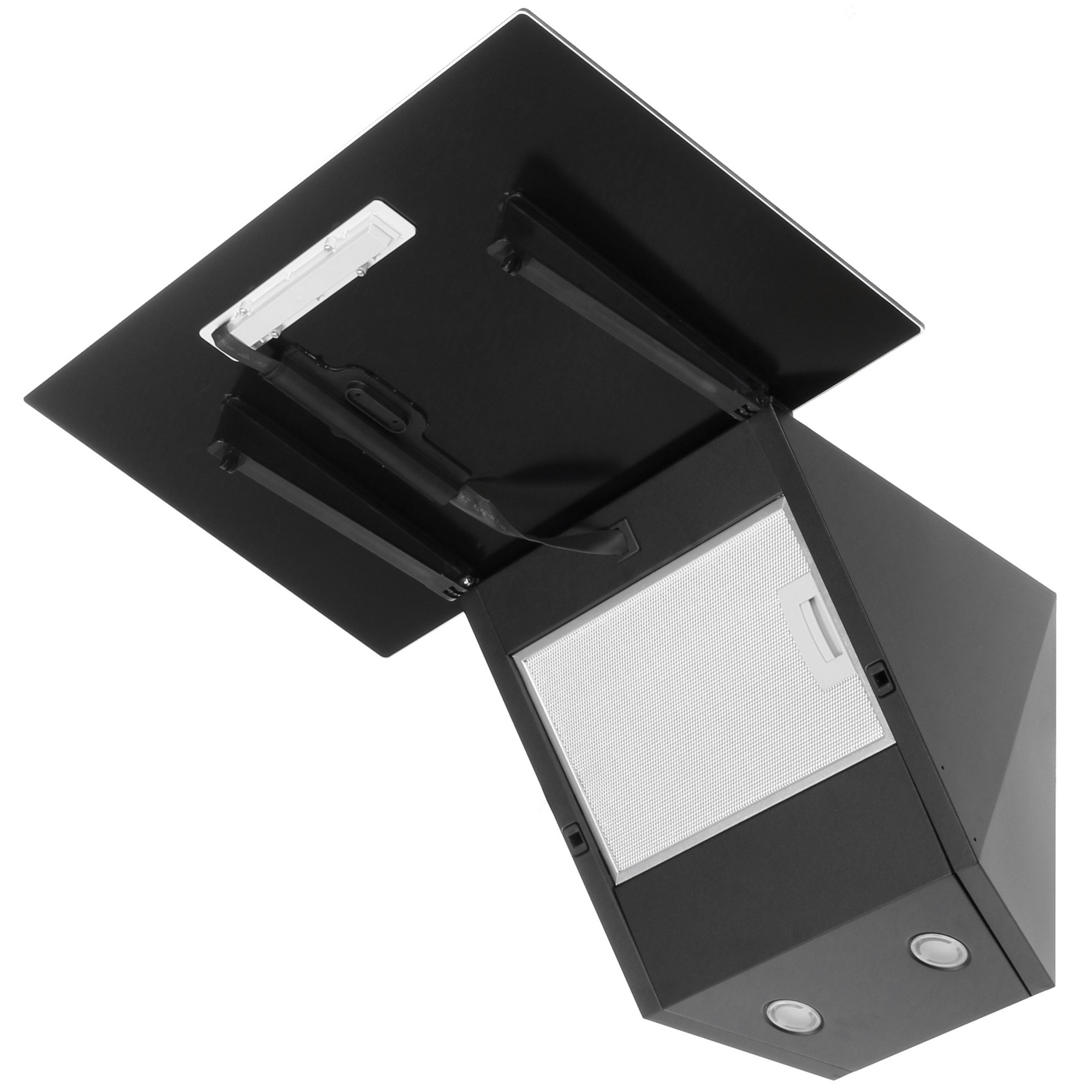 8163475 Вытяжка наклонная MBS GARTENZIA 160 GLASS черный STDN-0108174 - Вид №2