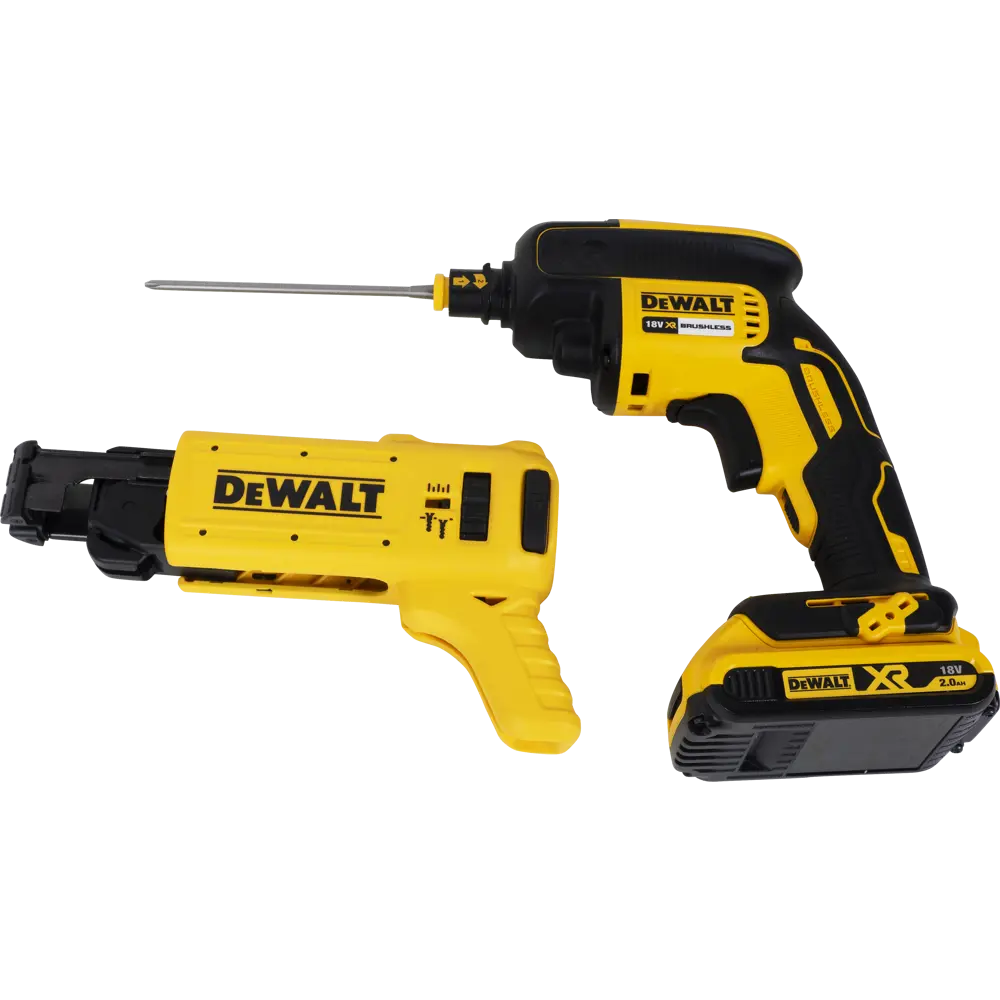 Шуруповерт бесщеточный аккумуляторный по гипсокартону DeWalt DCF620D2K-QW, 18 В Li-ion 2х2 Ач 18787631 STLM-2172312  - Вид №6