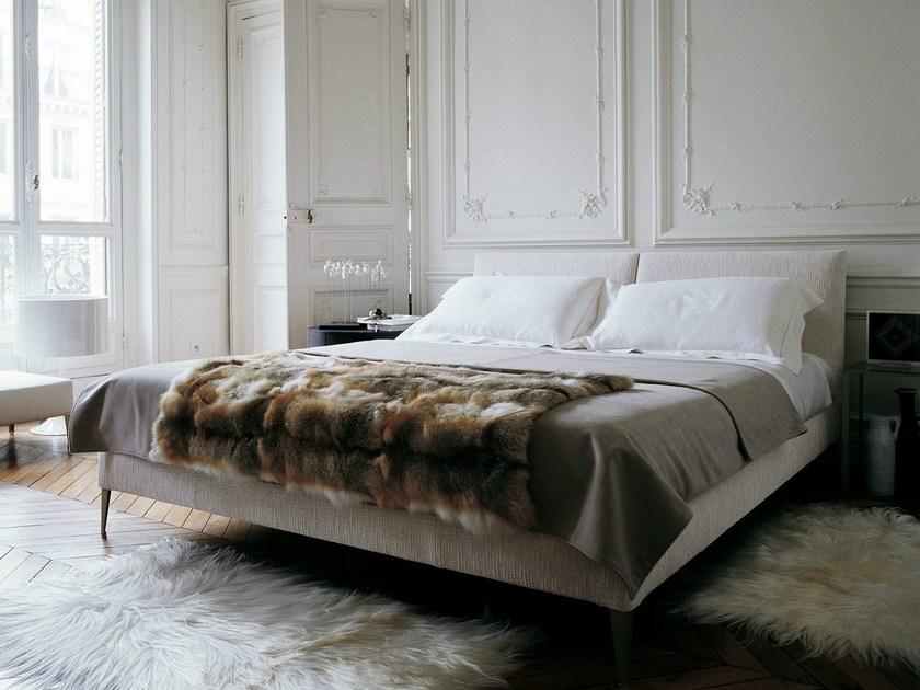 Maxalto Двуспальная кровать с обивкой и съемным чехлом из ткани Selene sun-id-1484025 - Вид №1