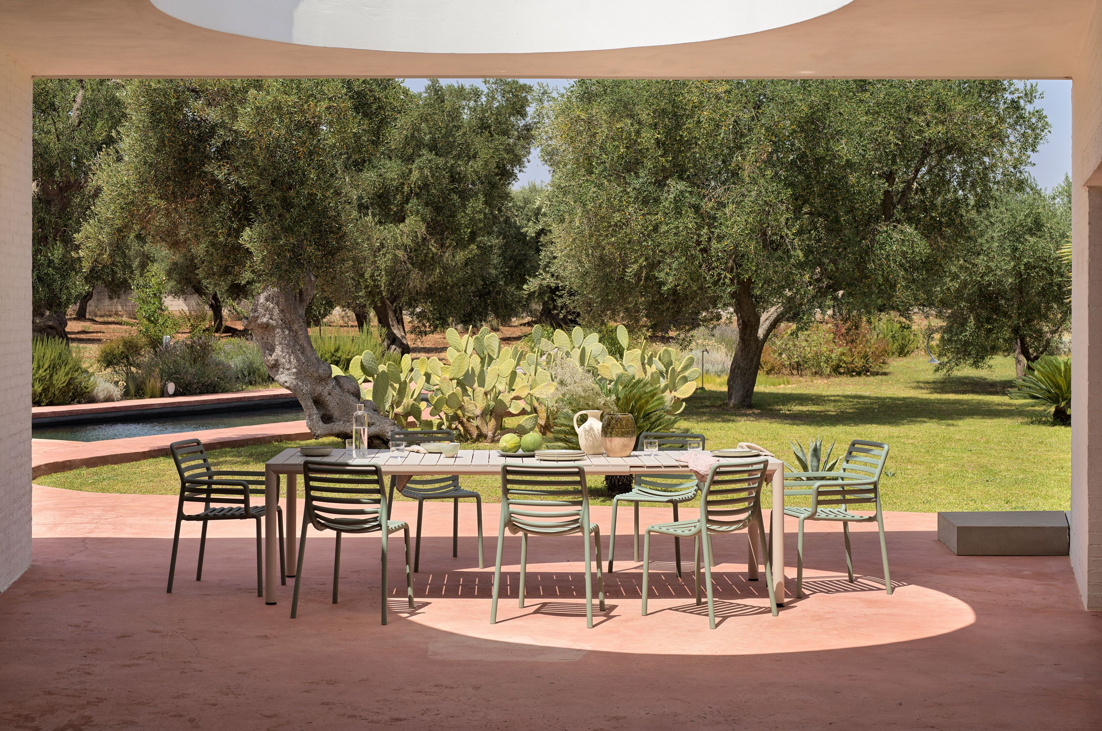 Штабелируемый стул из полипропилена с подлокотниками Nardi Doga ARCH-00038527 - Вид №7