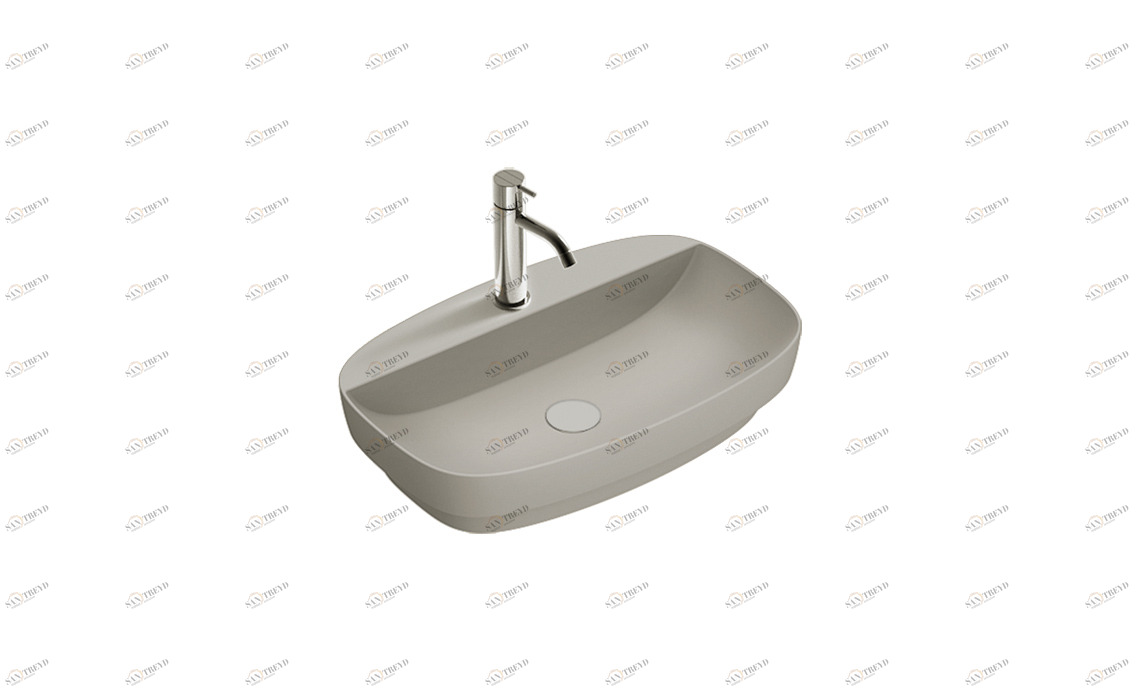 165GRLXNCS Накладная раковина под столешницу  овальная CERAMICA CATALANO Colori