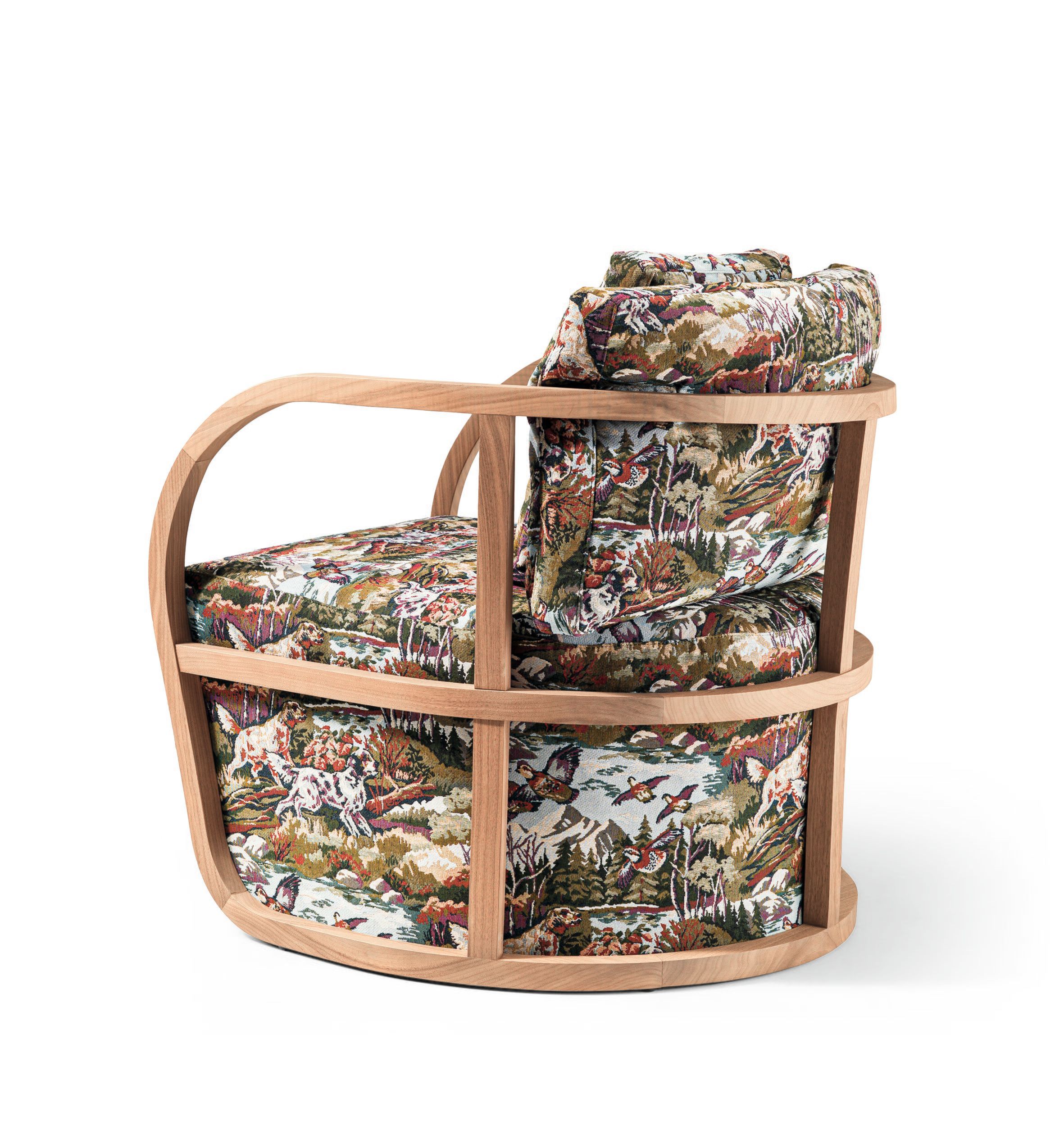 Тканевое кресло с подлокотниками Fratelli Boffi Fabula ARCH-00076812 - Вид №4