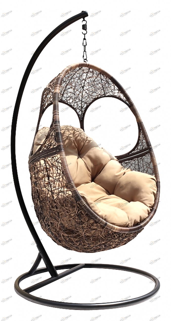 Подвесное кресло Mango ЭКО ДИЗАЙН ПЛЕТЕНАЯ 009499 Бежевый;коричневый 