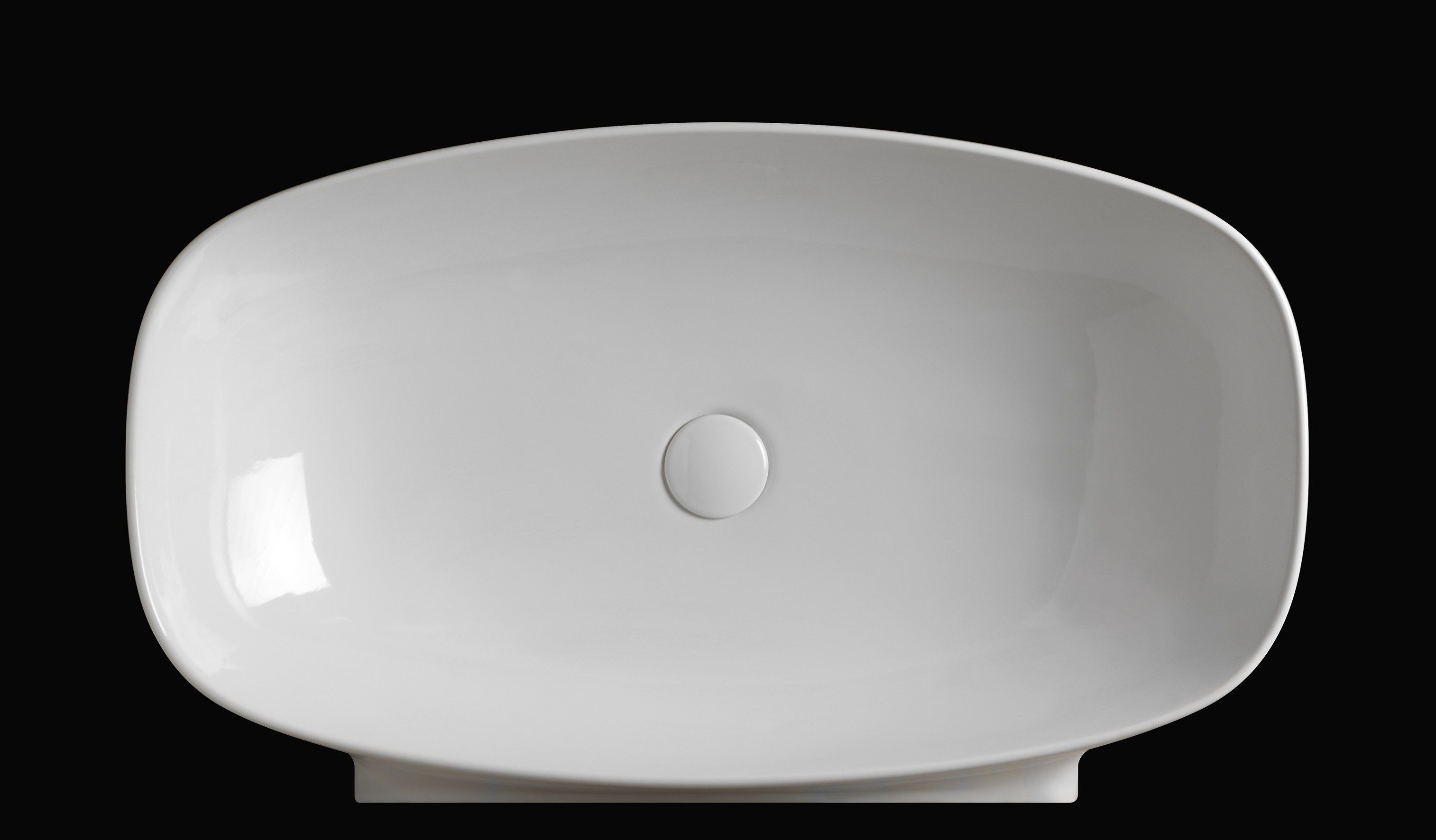 Керамическая овальная подвесная раковина Ceramica Flaminia обнаженная ARCH-00116423 - Вид №18